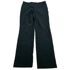Hilary Radley Womens Slacks Black Size 6 Rayon Blend Pullon Stretch Pockets